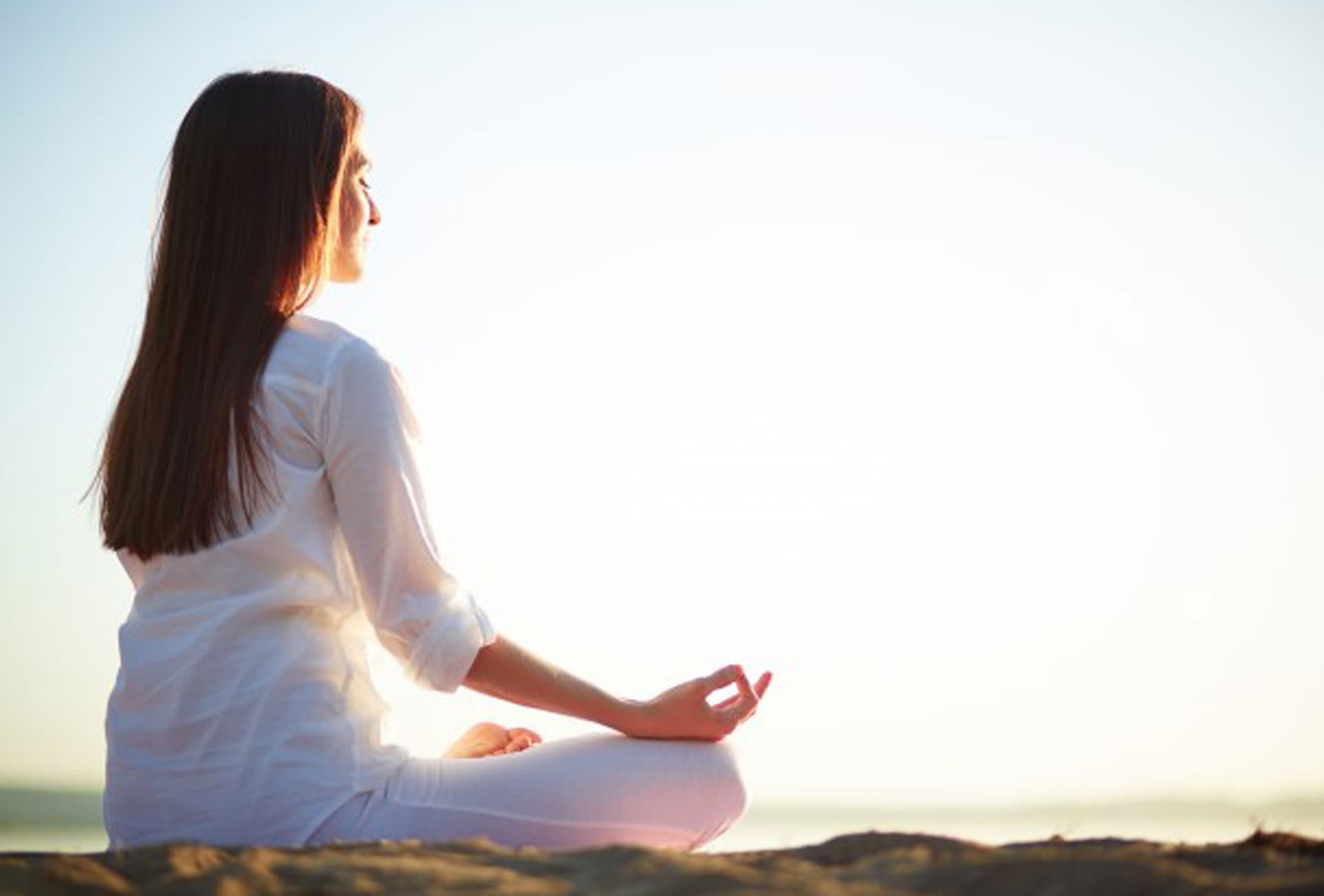 Guided meditation and mindfulness session cultivating mental clarity and inner peace